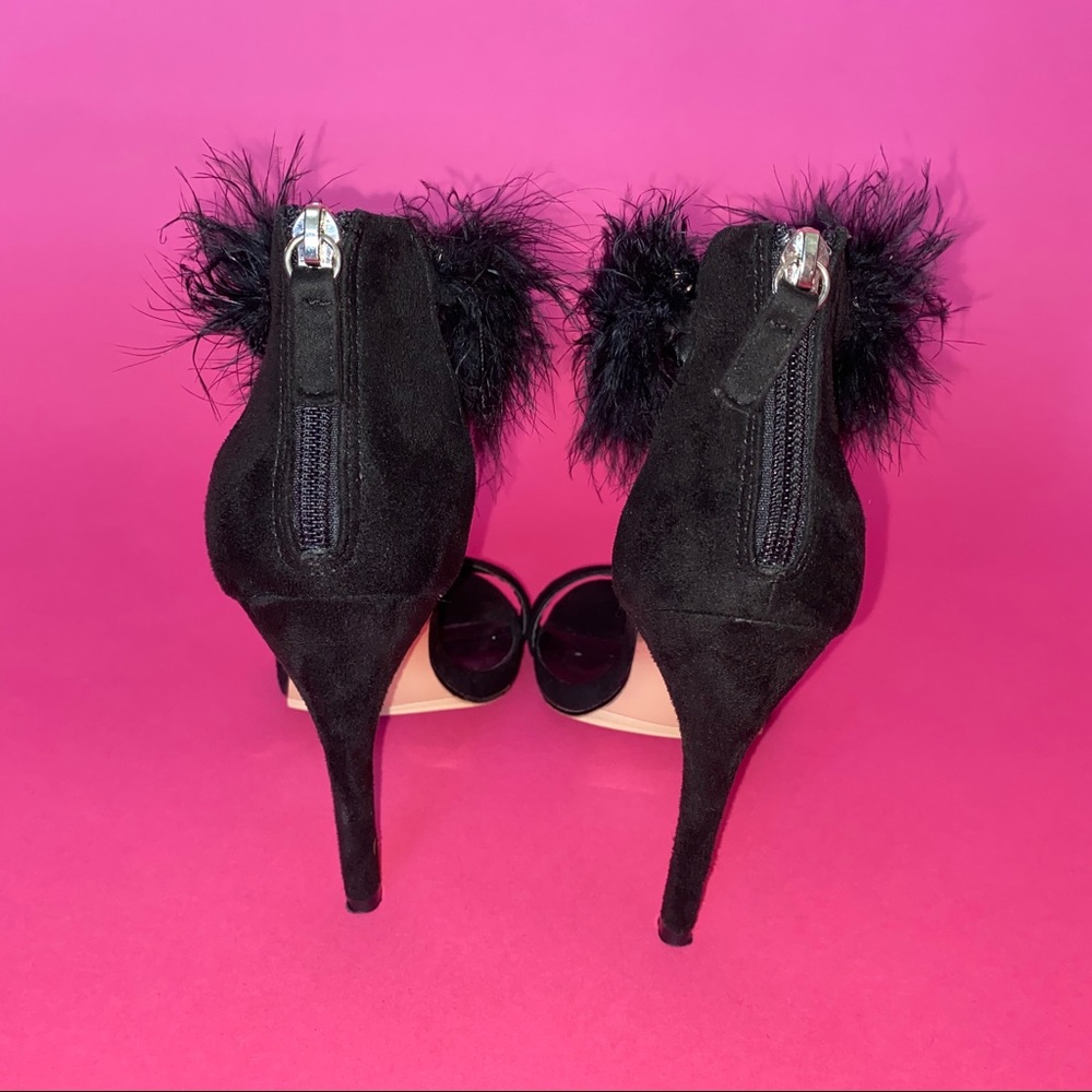 Feather strappy heels - Picture 3 of 4